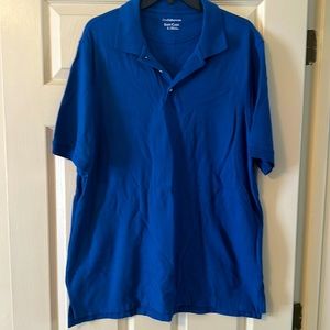 Croft & Borrow Polo Shirt. Royal Blue. Size L
